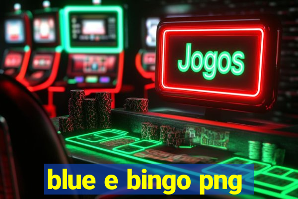 blue e bingo png